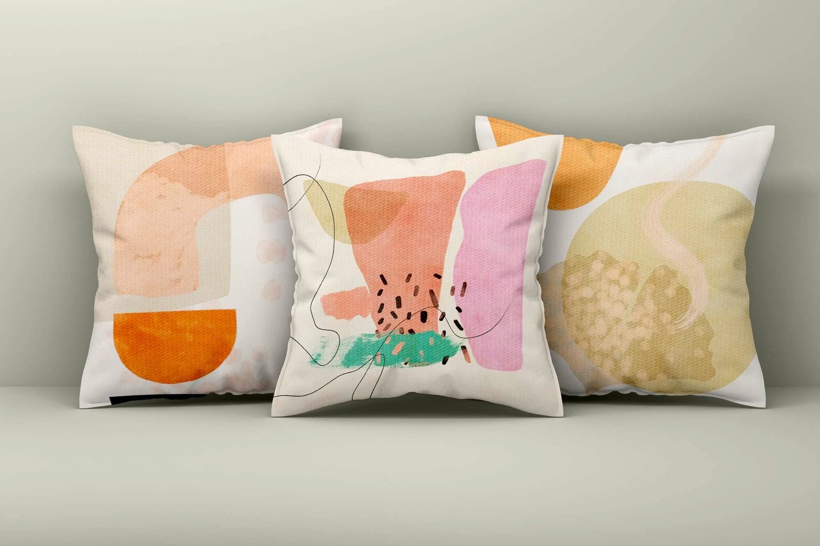 Set mbulesash për jastëkë, dizajn Aberto, Asr_plw25 - 17, 3 copë