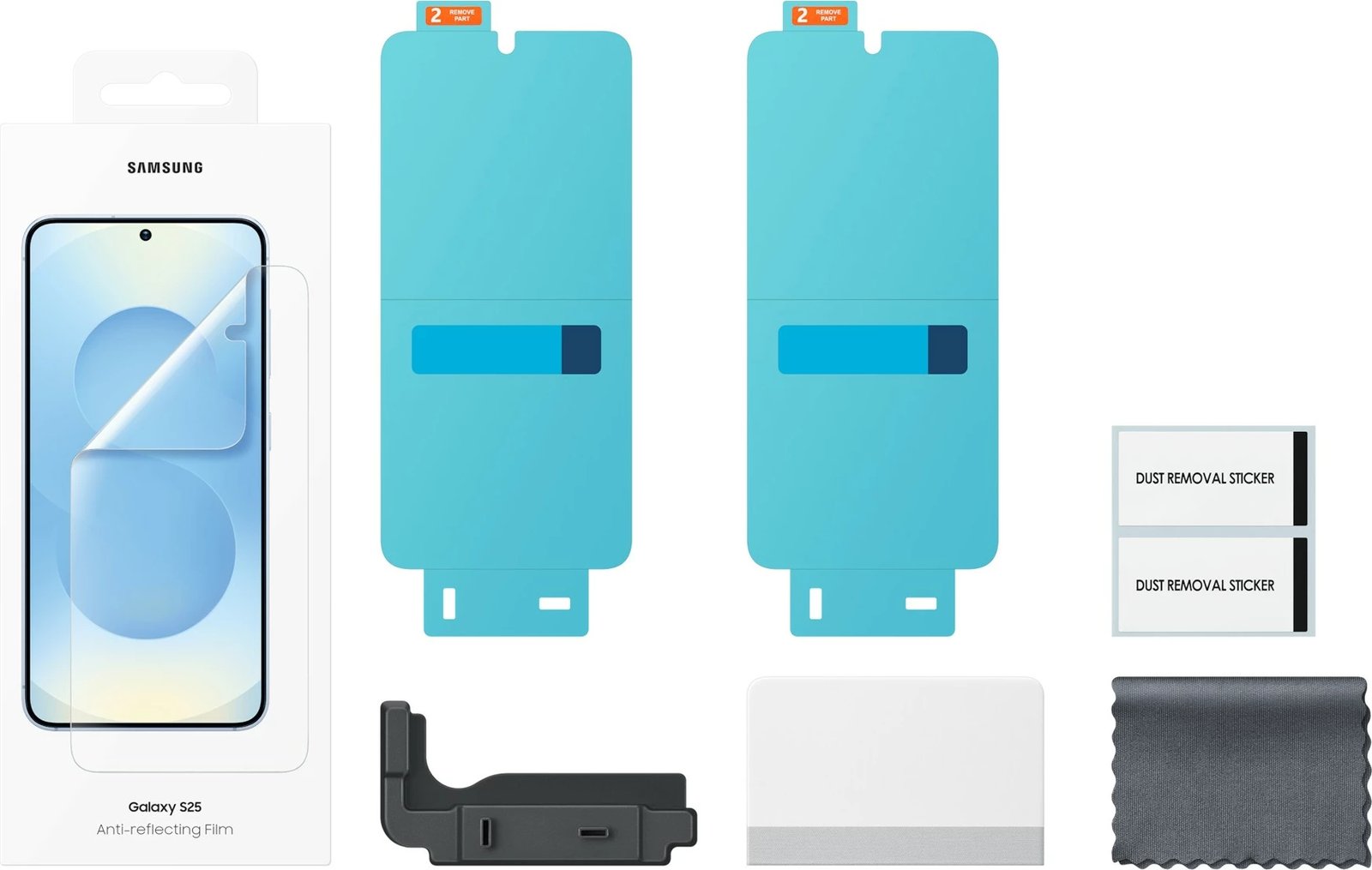 Mbrojtës ekrani Samsung Galaxy S25, anti-reflektues, transparent