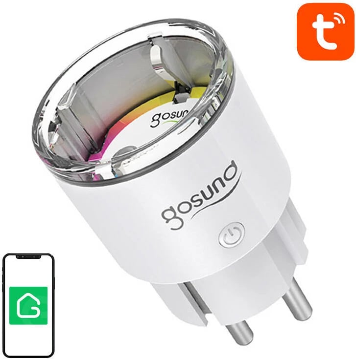 Prizë smart Gosund EP2, WiFi, 10A, Tuya, e bardhë