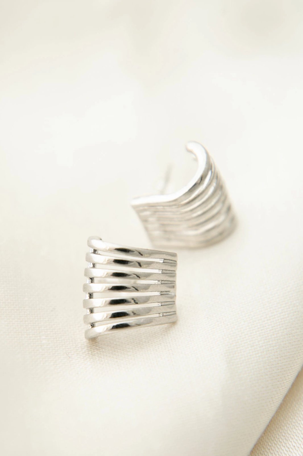 Vathë metalik Elika, ngjyrë argjendi, CKP9363