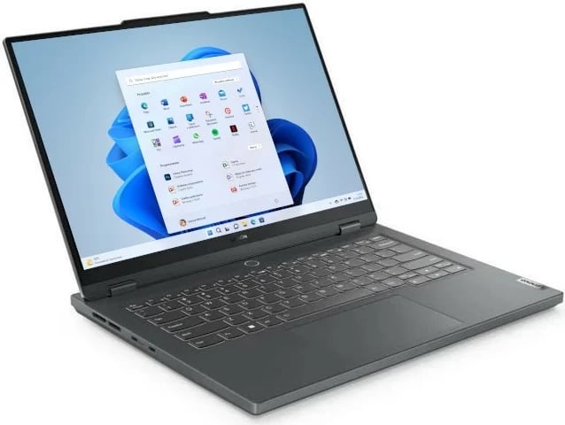 Laptop Lenovo Legion Slim 5 14, Ryzen 7 7840HS, 32GB, 1TB + 1TB, RTX4060, Gri