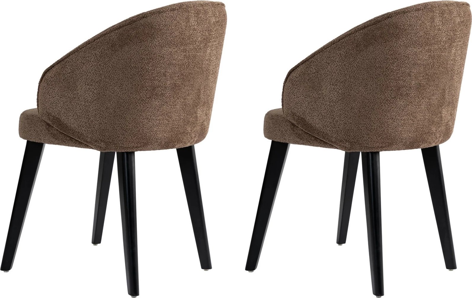 Set karrigesh (2 copë) Skye Decor, Bentley, kafe, e zezë