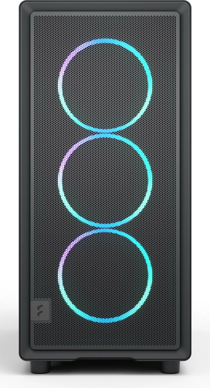 Kasë Fractal Design Epoch Black TG RGB, Midi Tower, xham i temperuar, e zezë