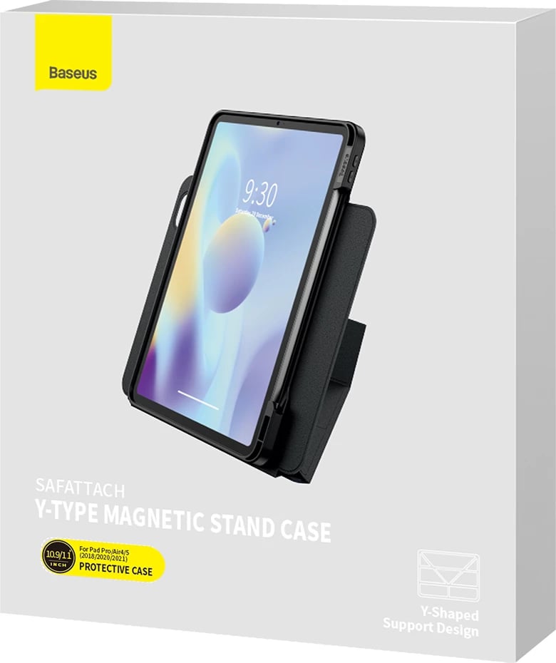 Mbështjellës tablet Baseus Safattach Y-type për iPad Pro 11"/iPad Air 10.9", gri