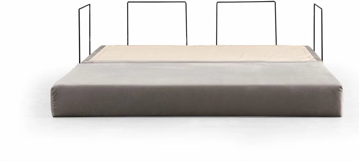 Divan-krevat dy vendësh, ngjyrë gri e çelët, Atelier del Sofa, Via Con