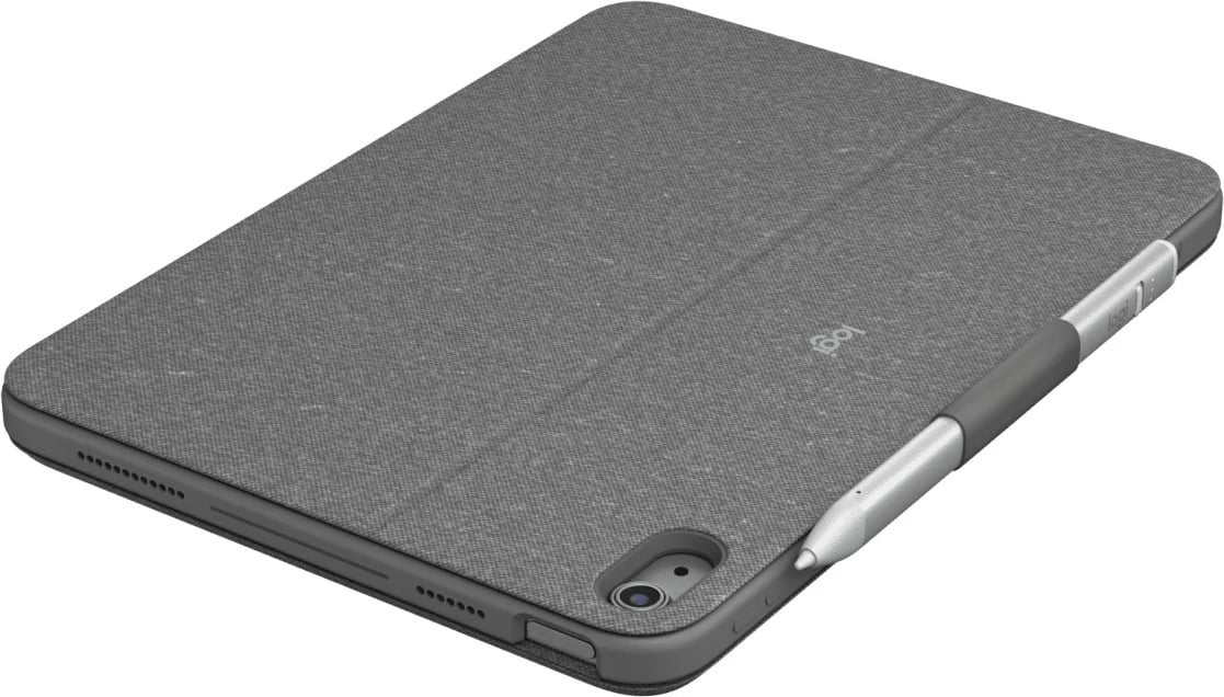 Tastierë me mauspad Logitech Combo Touch për iPad 10 gen, UK, gri