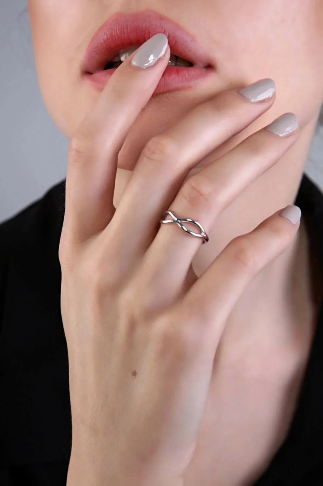 Unazë argjendi me zirkon, Jumeon, İkilidalgayzk01