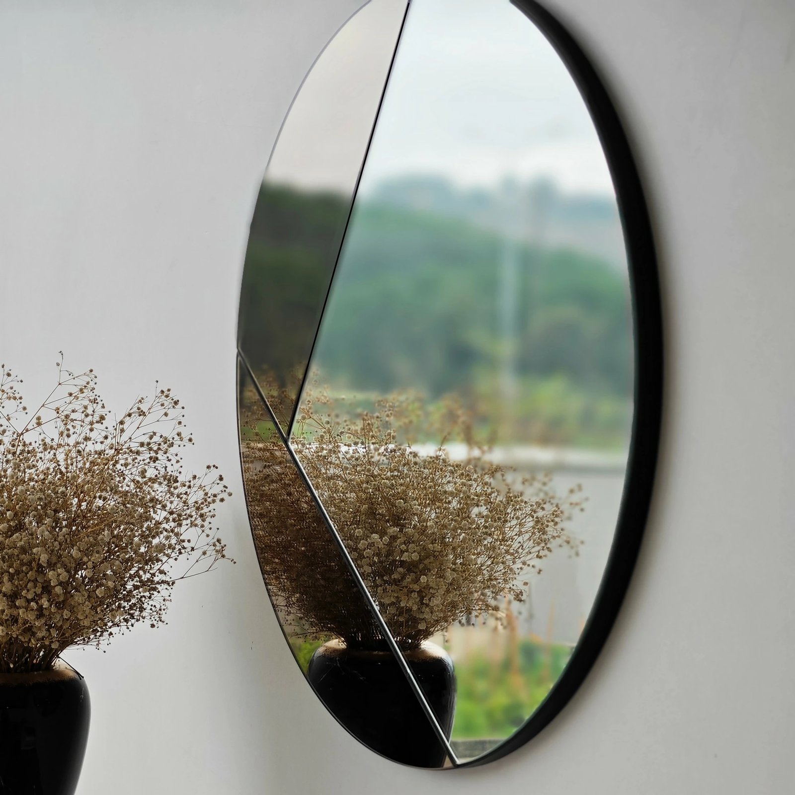 Pasqyrë dekorative Skye Decor, bronzi, Cicero, 60x60cm