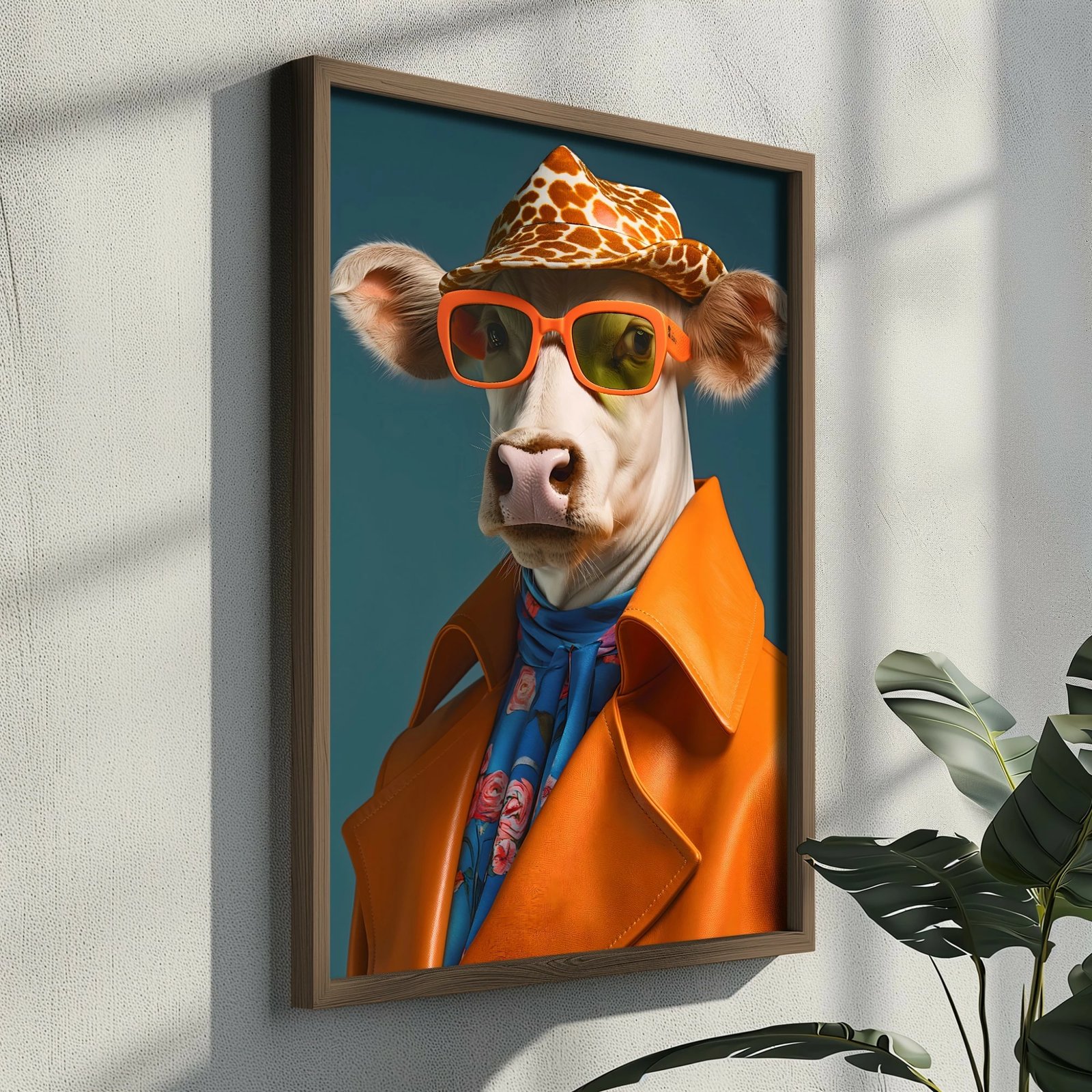 Pikturë dekorative me kornizë MDF, shumëngjyrëshe, Wallity GE143-L