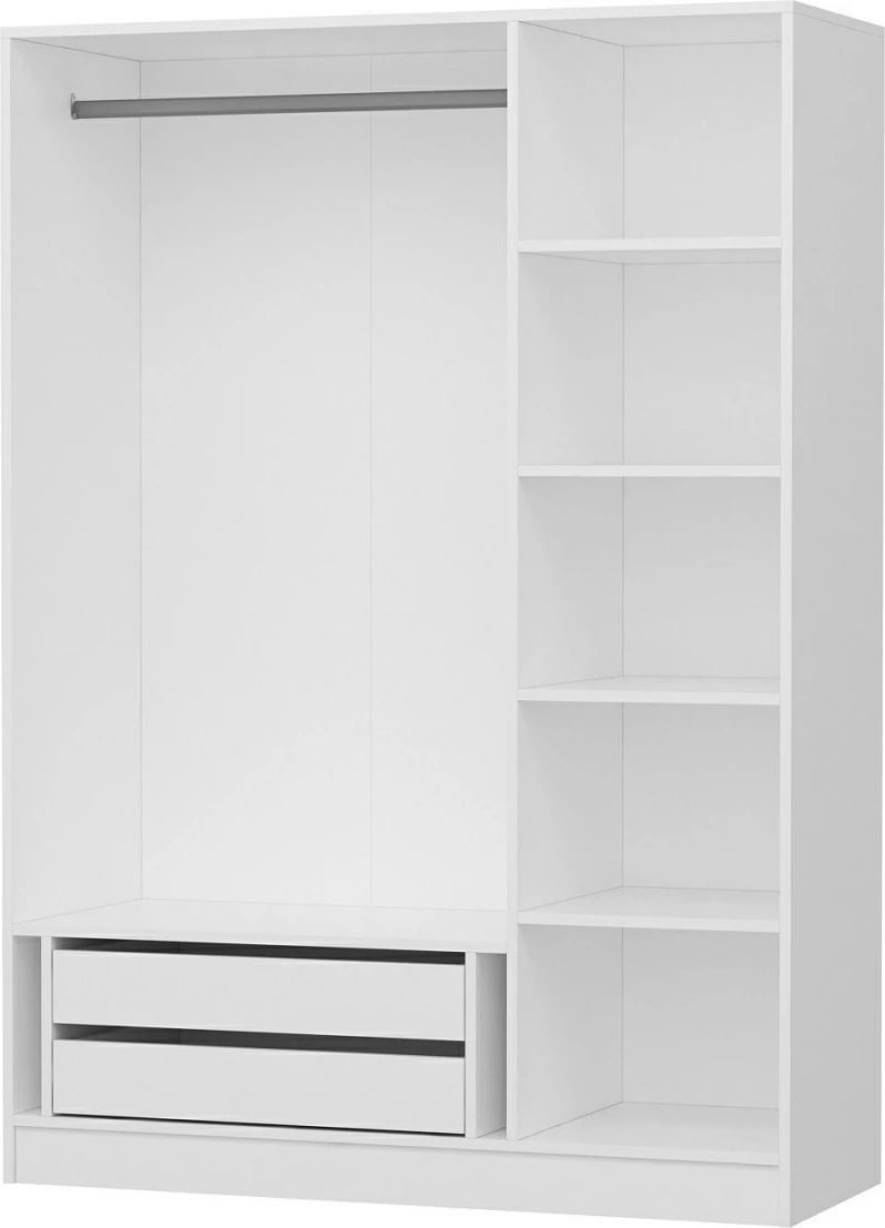 Dollap Hanah Home, Kale 3 kapakë me membranë, 210, i bardhë