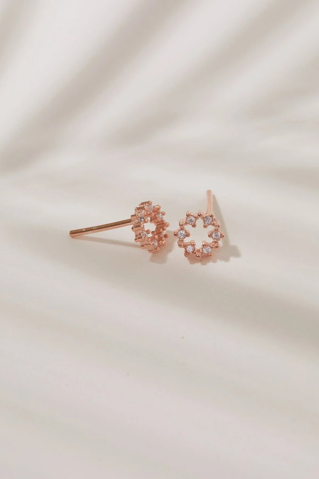 Vathë argjendi Elika, ngjyrë rozë ari, ELKAB92191R