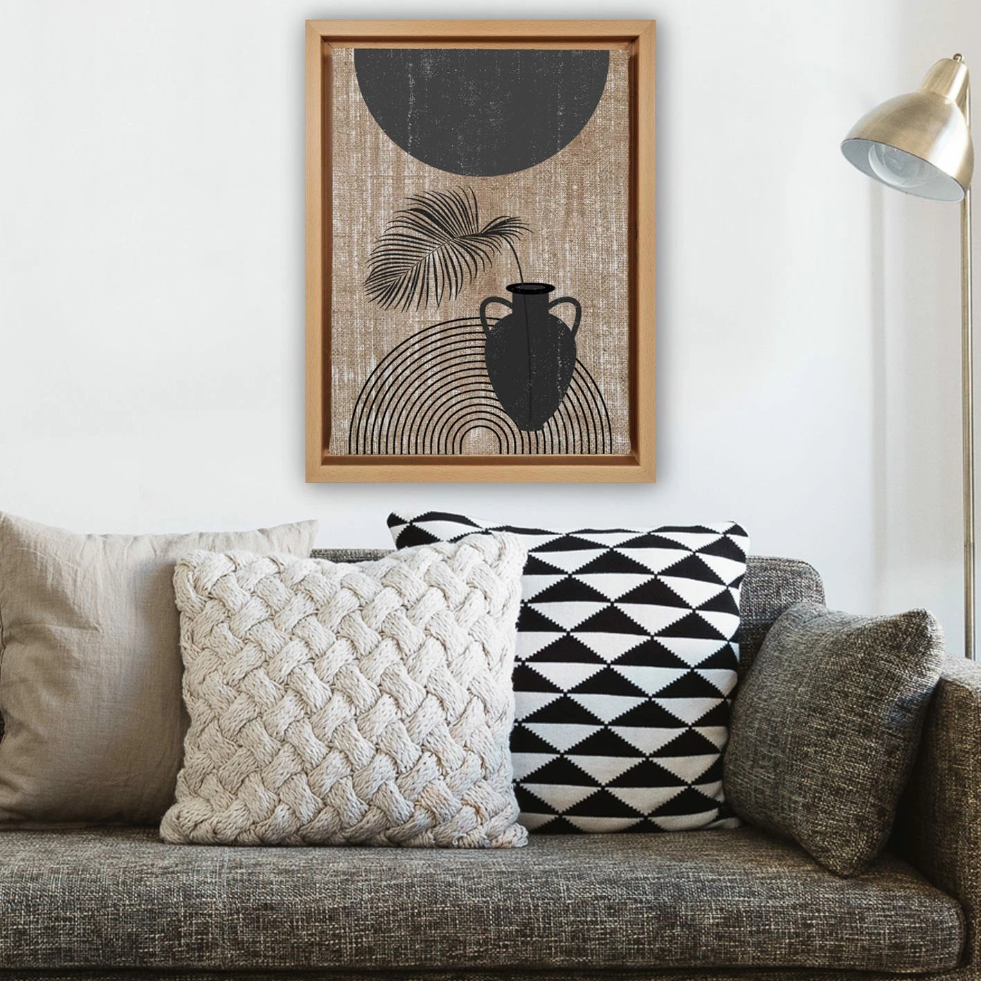 Pikturë dekorative në kanavacë, shumëngjyrëshe, Wallity, LNJ518635863753, 36x46cm