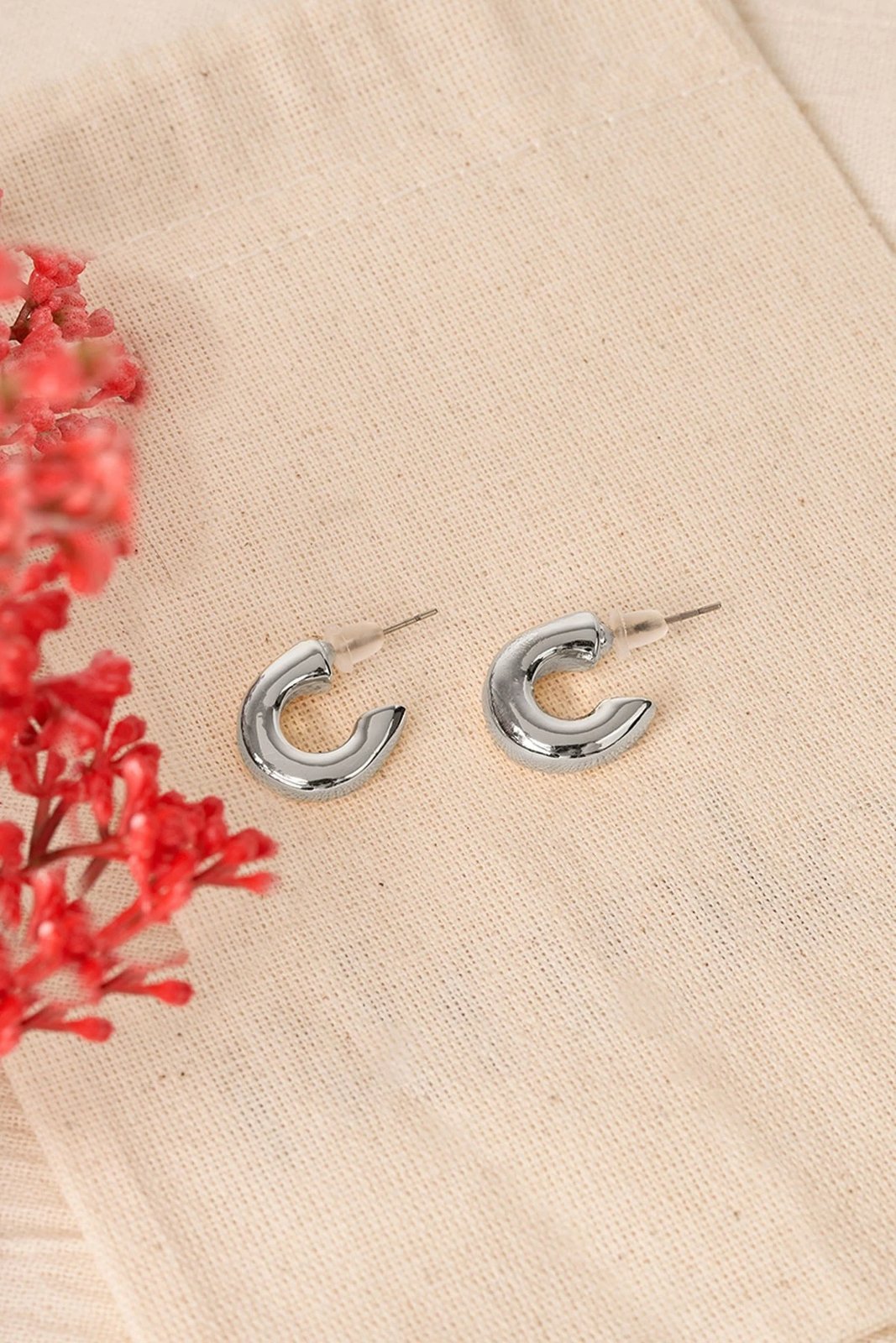 Vathë metalik ngjyrë argjendi Elika, ELKGC68355