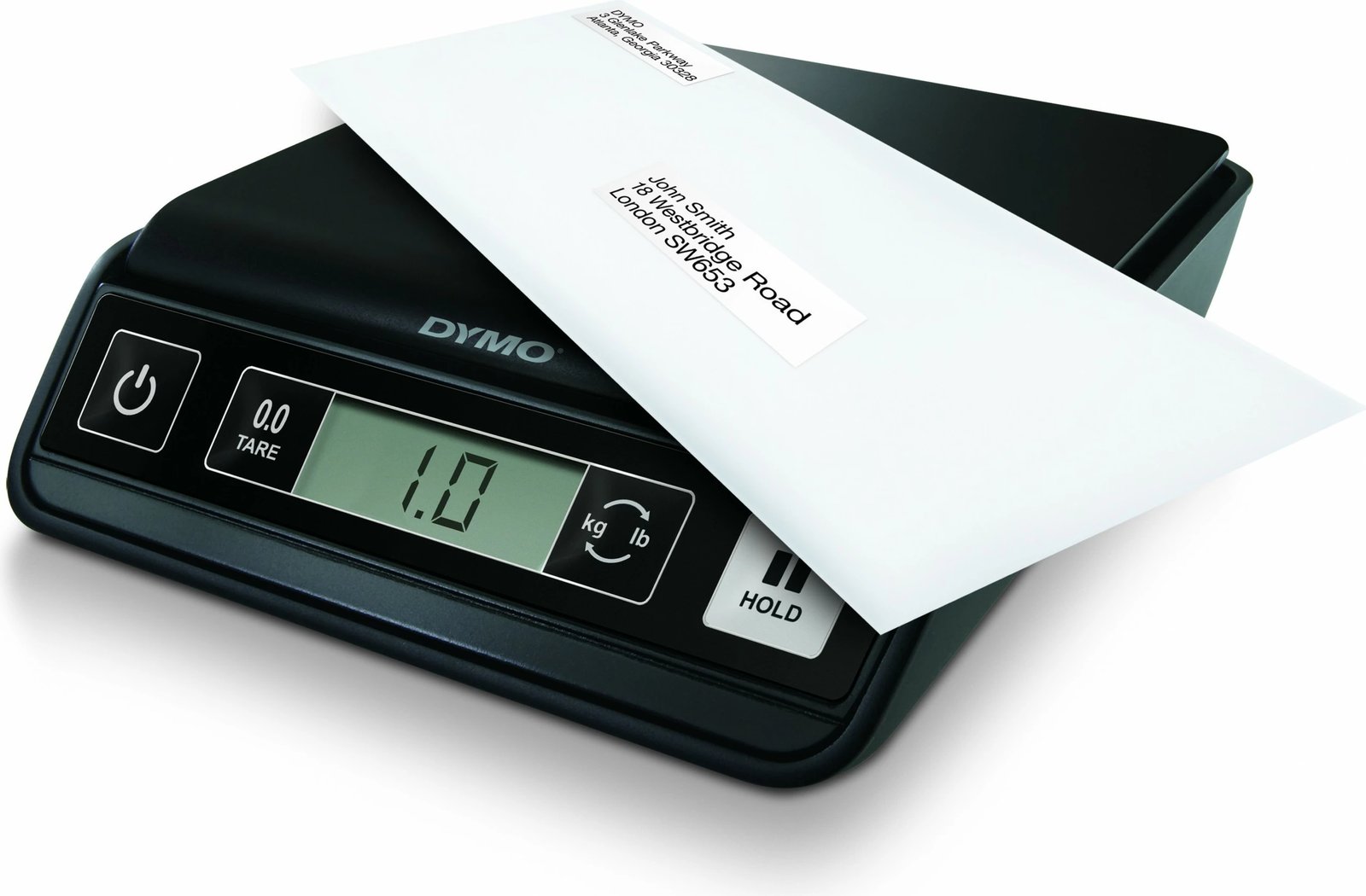 Peshore postare Dymo M2, elektronike, 2 kg, LCD, e zezë