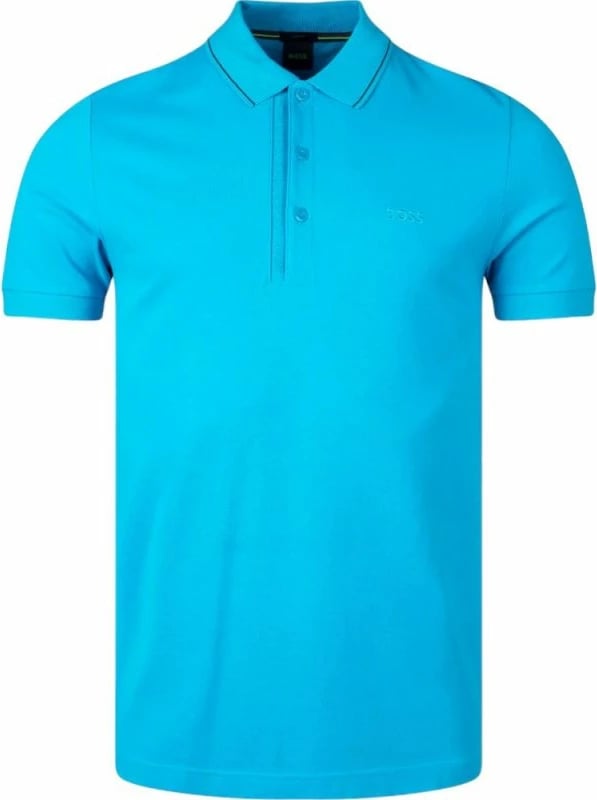 Maicë polo Boss për meshkuj, e kaltër