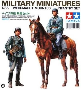 Set figurash plastike Tamiya Wehrmacht Infantry, 1:35, 3 pjesë