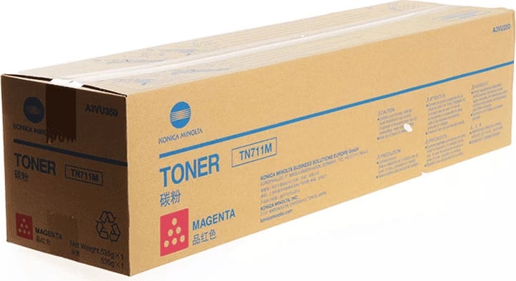 Toner, Konica Minolta, TN711M A3VU350, rendiment 31500 faqe, magenta