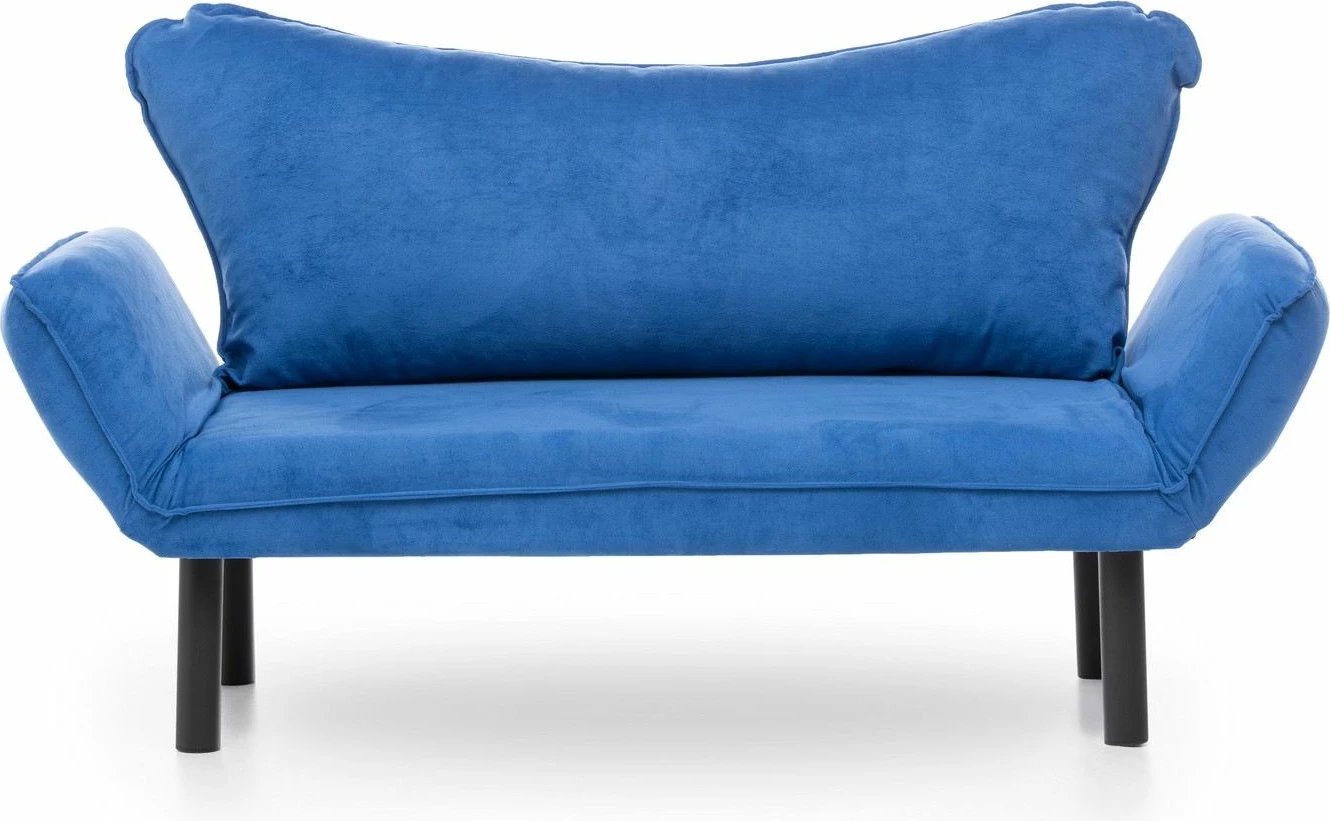 Divan-krevat dy ulëshe Atelier del Sofa, Chatto, ngjyrë kaltër