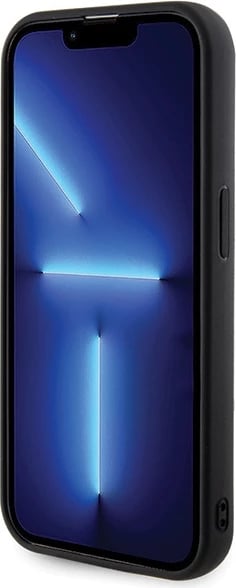 Mbështjellës Guess Quilted Metal Logo për iPhone 15 Pro, i zi Mbështjellës Guess Quilted Metal Logo për iPhone 15 Pro, i zi