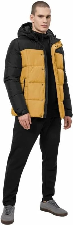 Jakne për meshkuj 4F, modeli H4Z22 KUMP009 71S, e verdhë