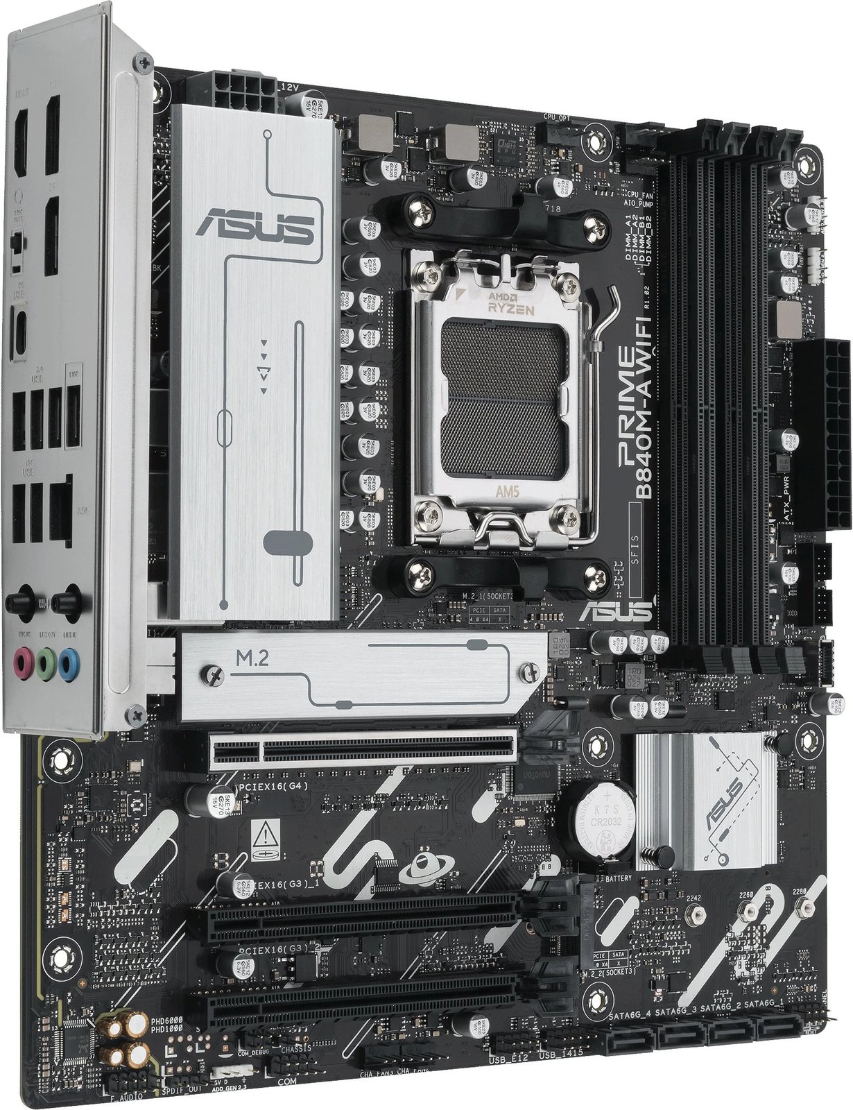 Pllakë amë ASUS Prime B840M-A WIFI, micro ATX, Bluetooth 5.3