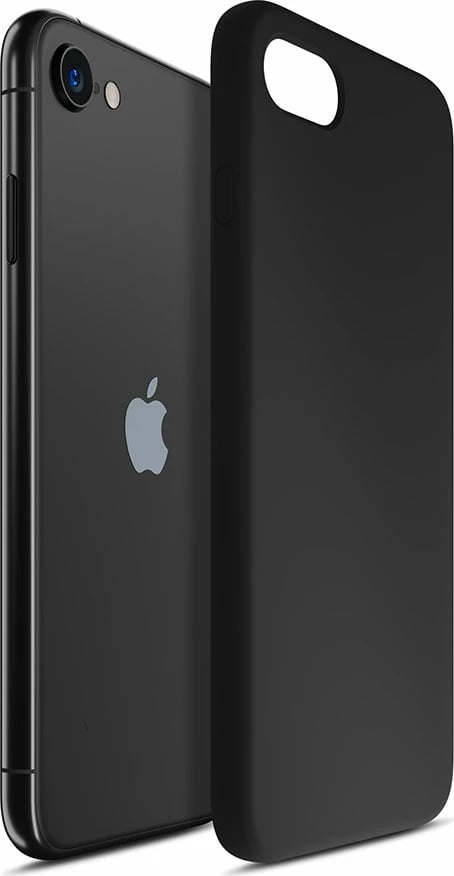 Mbështjellës silikon për celular 3mk, për iPhone 7/8/SE 2020/2022, i zi