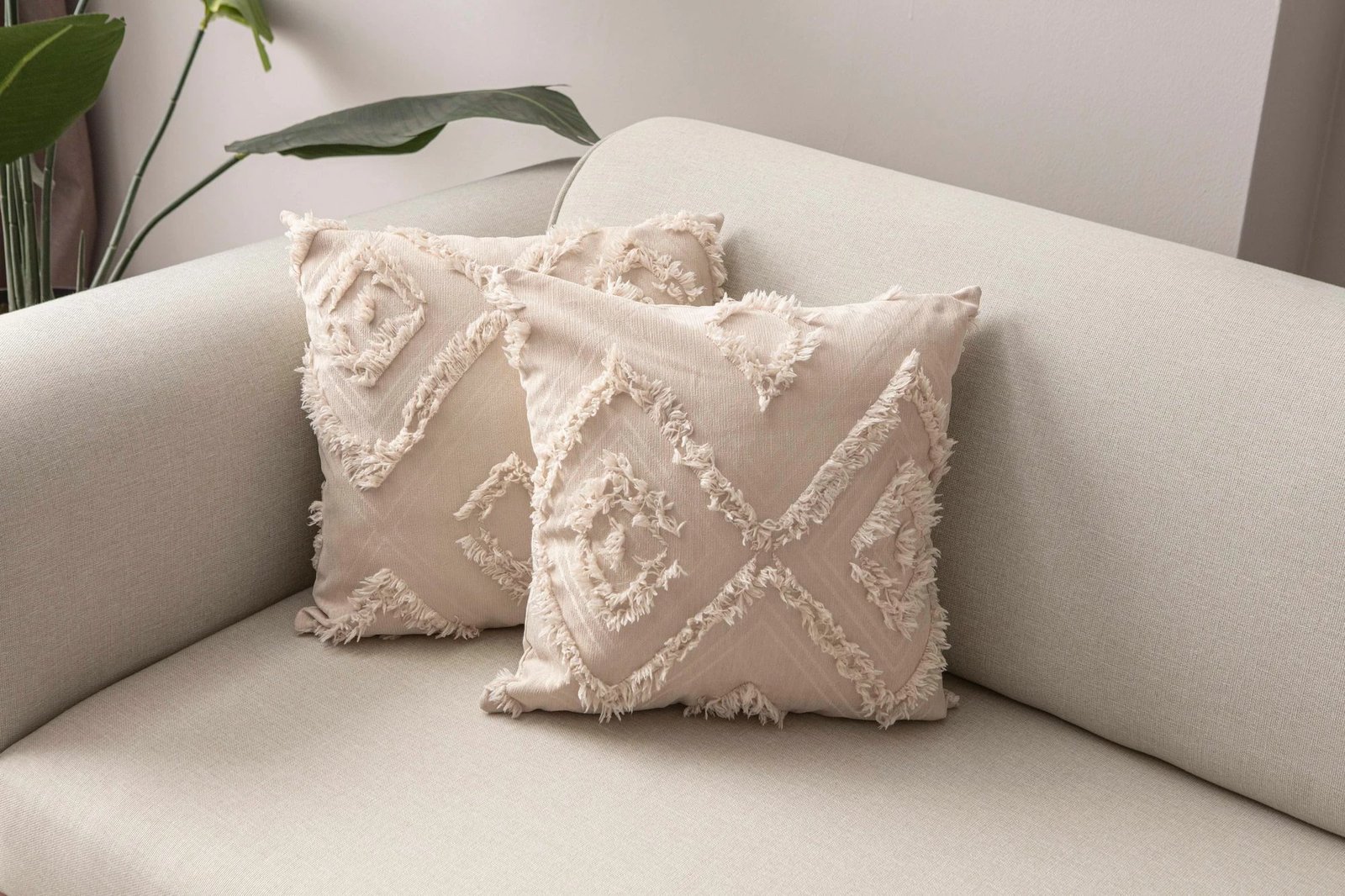 Set mbulesash për jastëkë (2 copë), Evila Originals, bezhë, 2028