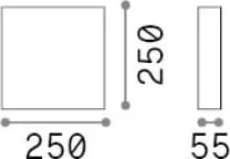 Ndriçues tavanor Snow pl 3000k