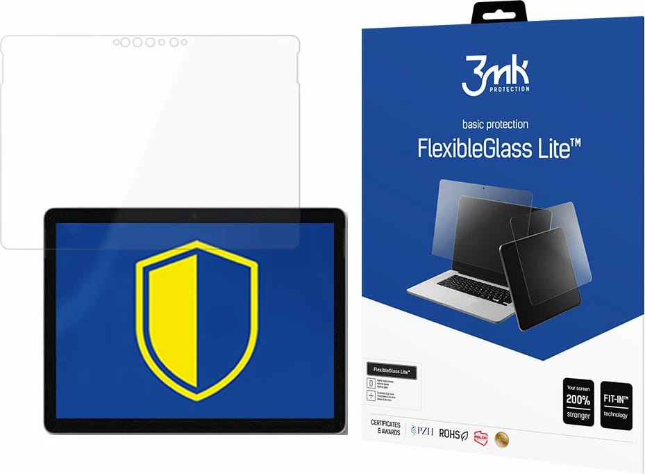 Mbrojtës ekrani hibrid 3mk FlexibleGlass Lite për Microsoft Surface Go 2, Transparent