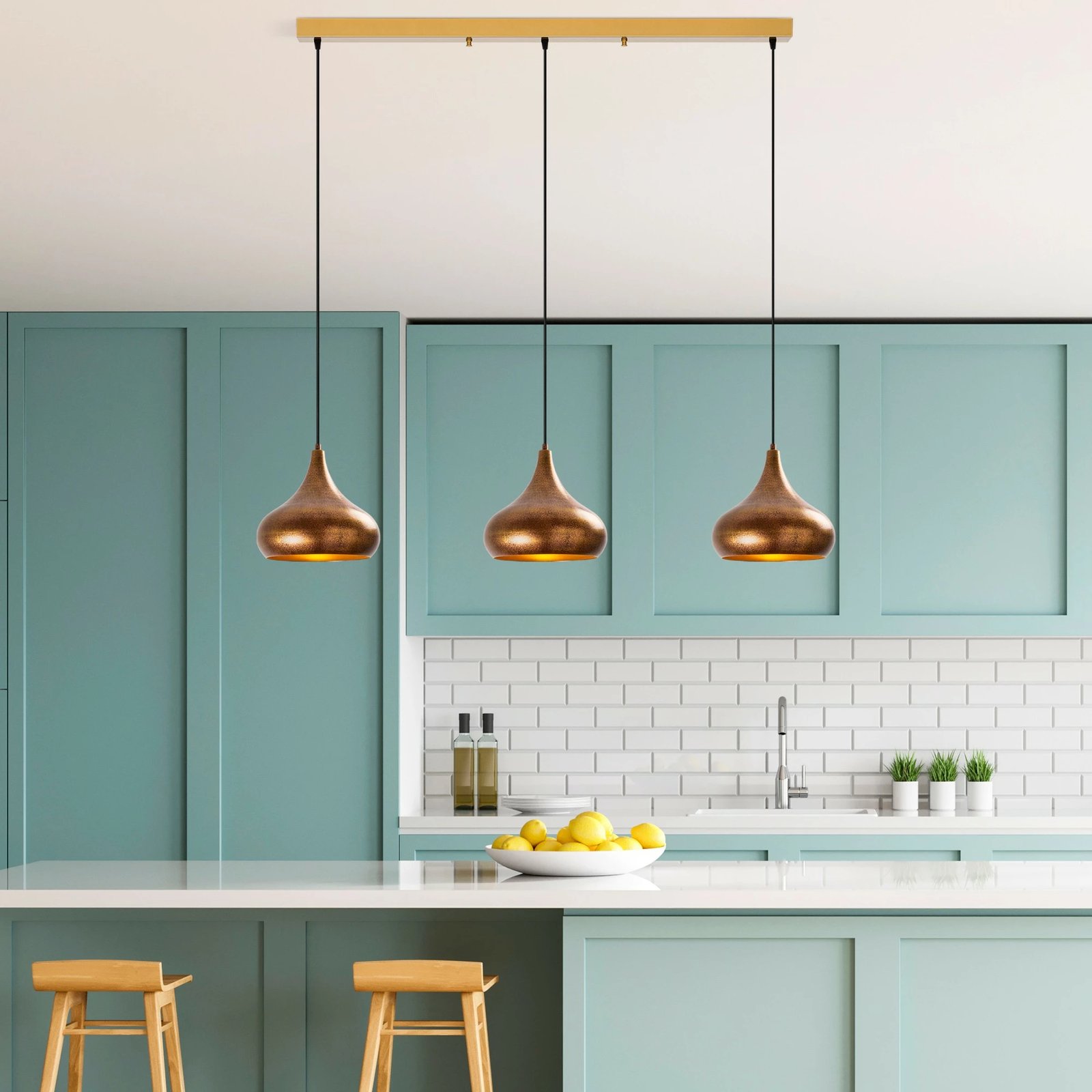 Llambë tavani Opviq, model Muba, vintage, 140x30x126cm