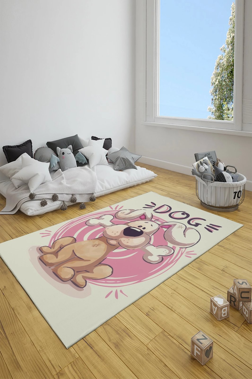 Qilim multikolor për fëmijë, Conceptum Hypnose CT-3066, 80x200cm