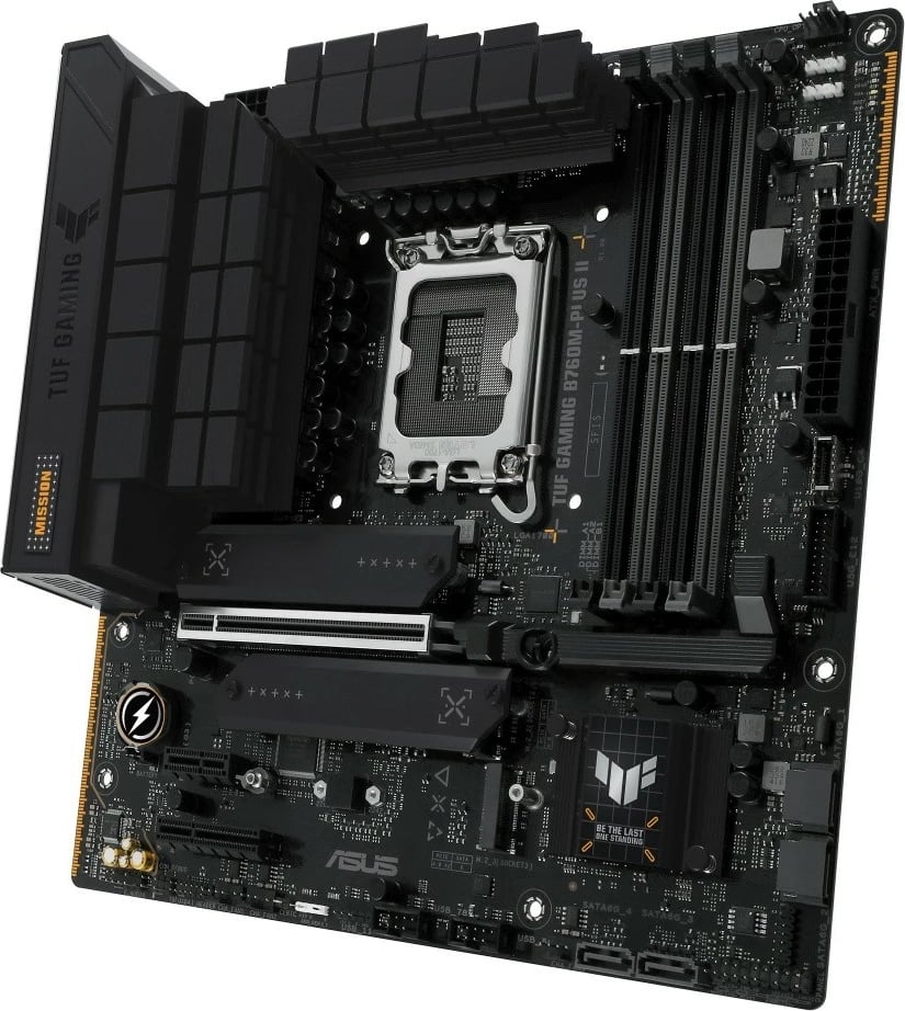 Pllakë amë Asus TUF GAMING B760M-PLUS II, LGA1700, DDR5, mATX