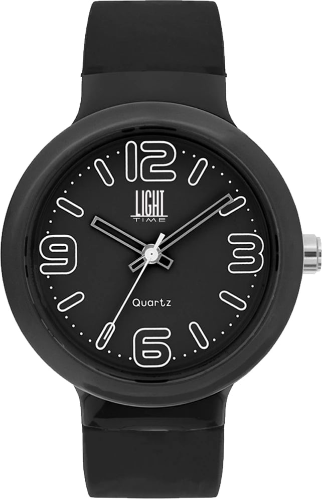 Orë dore LIGHT TIME EUROPE unisex, e zezë