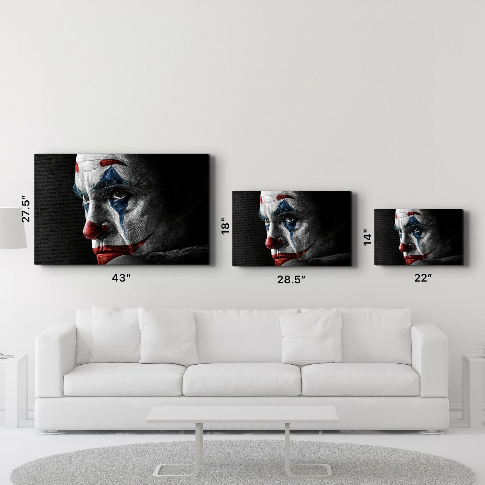 Pikturë dekorative prej xhami të temperuar, shumëngjyrëshe, CAM-1027, 46x72 cm