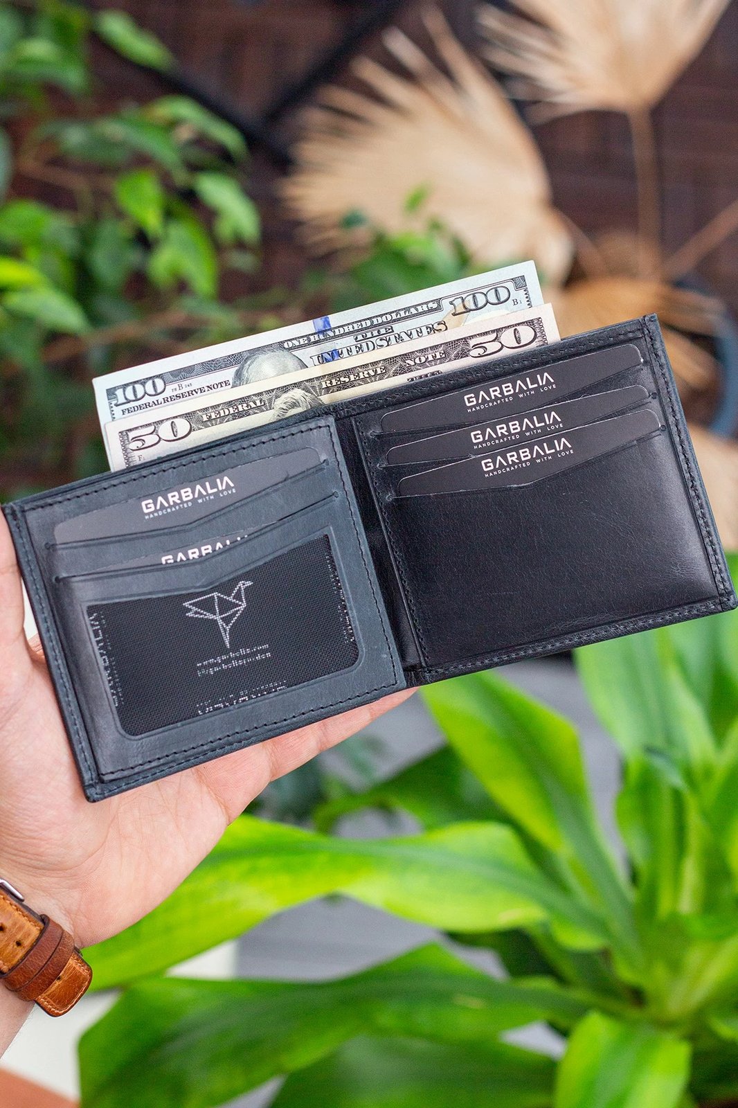 Set portofol dhe rrip (2 copë), Zoozie Bags, Altadena, ngjyrë e zezë