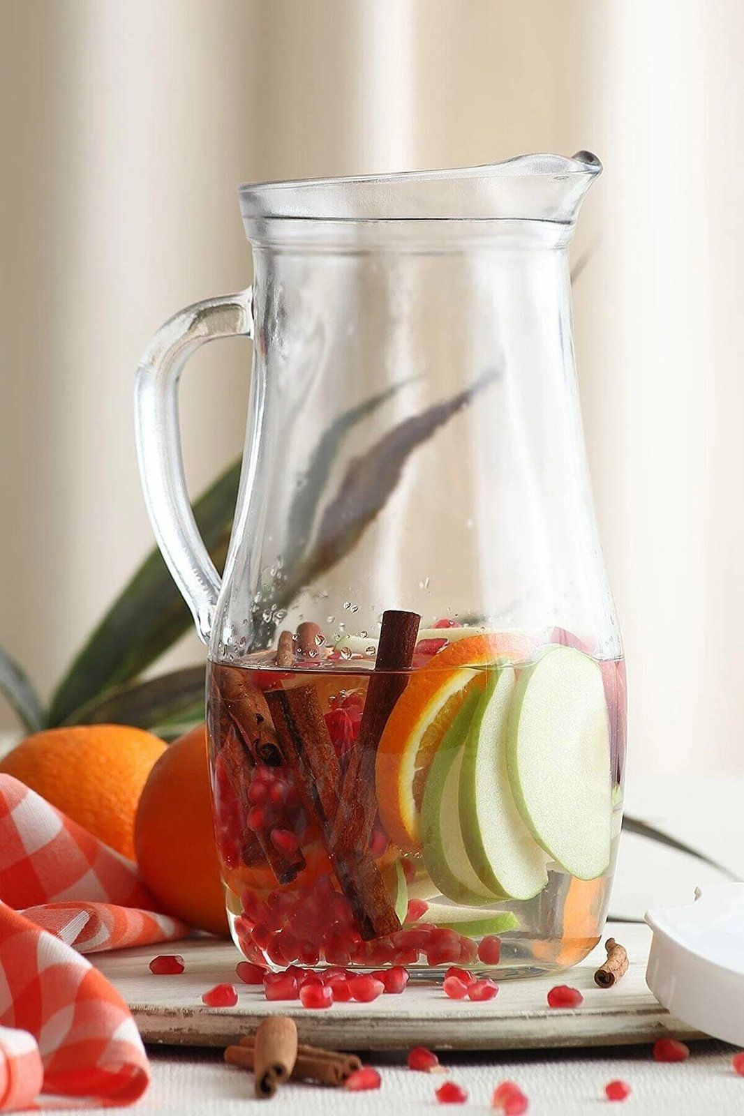 Shishe qelqi Hermia, LV-MIS180 PK0002R, transparente, 25cm, 1800ml