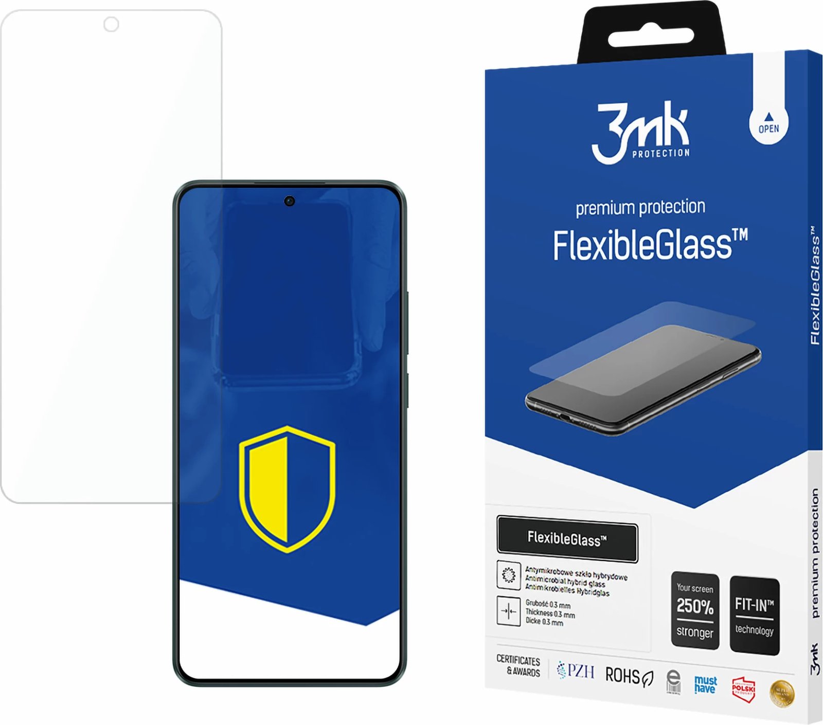 Mbrojtëse ekrani FlexibleGlass 3mk për Oppo Reno 11 F, transparente