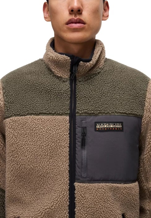 Duks për meshkuj Napapijri Felpa, i gjelbër