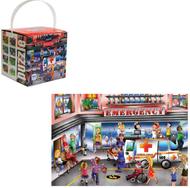 Puzzle NEXT 24565, 100 pjesë, 35x50cm, dy anë, për ngjyrosje