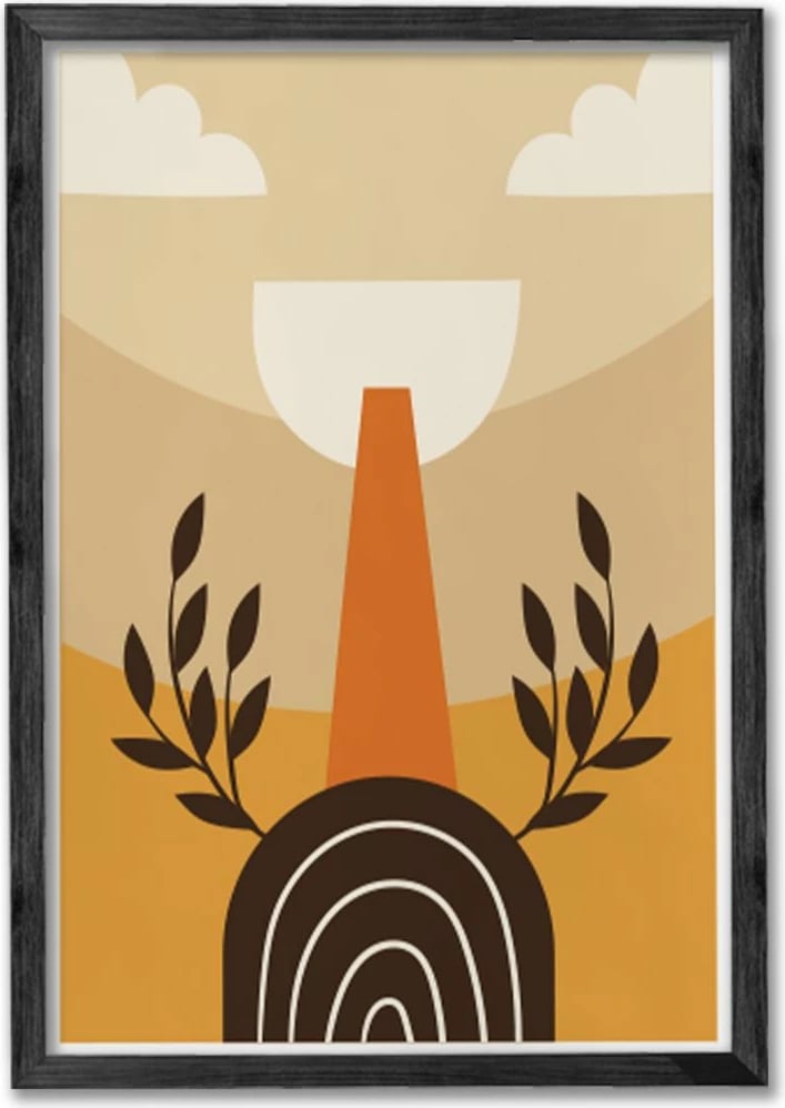 Pikturë dekorative me kornizë (3 copë), Wallity, Ersy3Syhcrv14