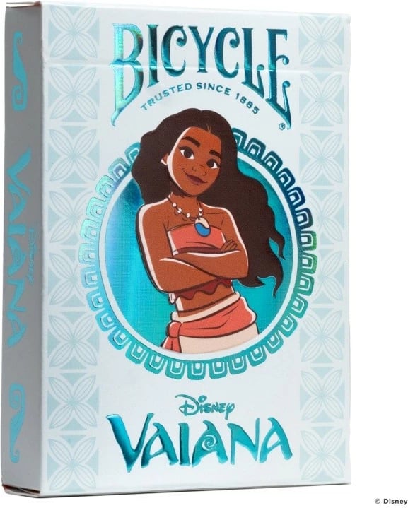 Letra loje Bicycle Disney Vaiana, për fëmijë dhe familje, Anglisht