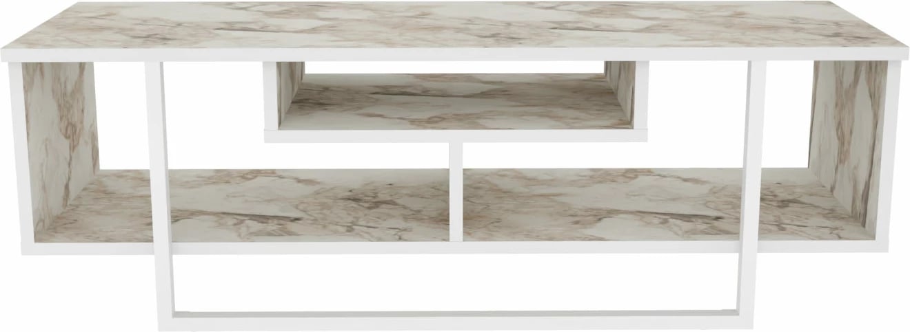 Komodë për TV Skye Decor, Asal 120, ngjyrë e bardhë