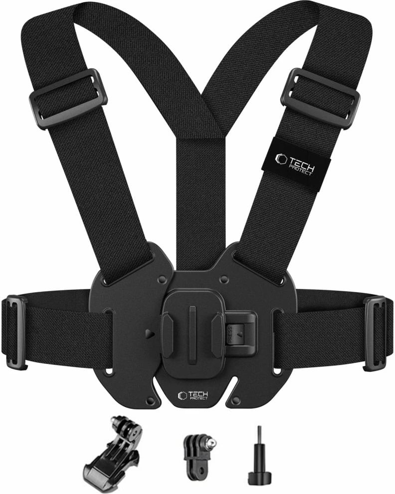 Mbajtëse kraharori Tech-Protect GA100 për GoPro/DJI, e zezë