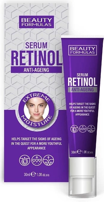 Serum për fytyrë për femra Beauty Formulas Retinol Anti-Ageing Serum Moisturizing, 30ml