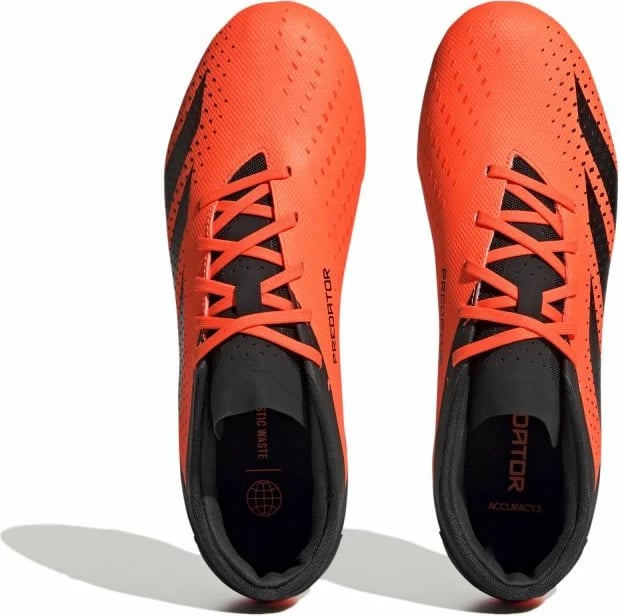 Atlete futbolli për meshkuj adidas Predator Accuracy.3 L FG, të kuqe