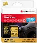 MicroSDXC kartelë AgfaPhoto 256GB, Class 10, UHS-II, Gold