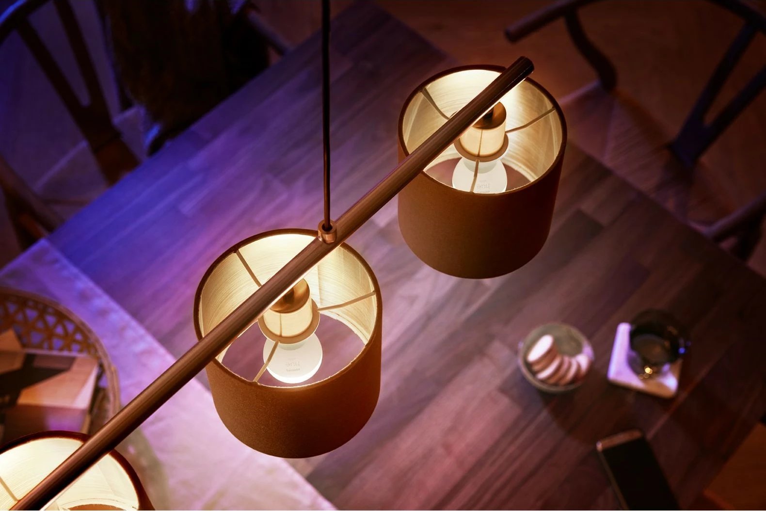 Llambë e mençur Philips Hue White Lustre, E14, 2 copë, LED, Bluetooth/Zigbee, e bardhë