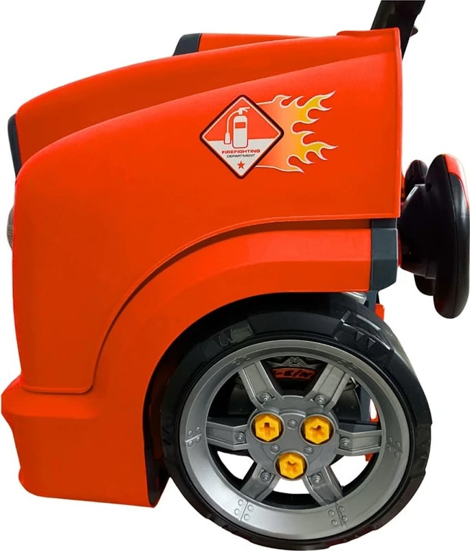 Lodër edukative model motori makine, Milly Mally N-GINE, set 56 copë, efekte dritë/tingull, STEM, 3+, e kuqe