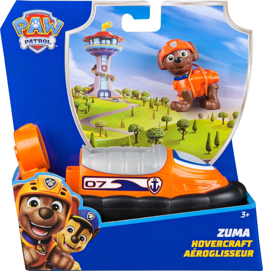 Paw Patrol Zuma&apos;s Hovercraft Vehicle and Figure