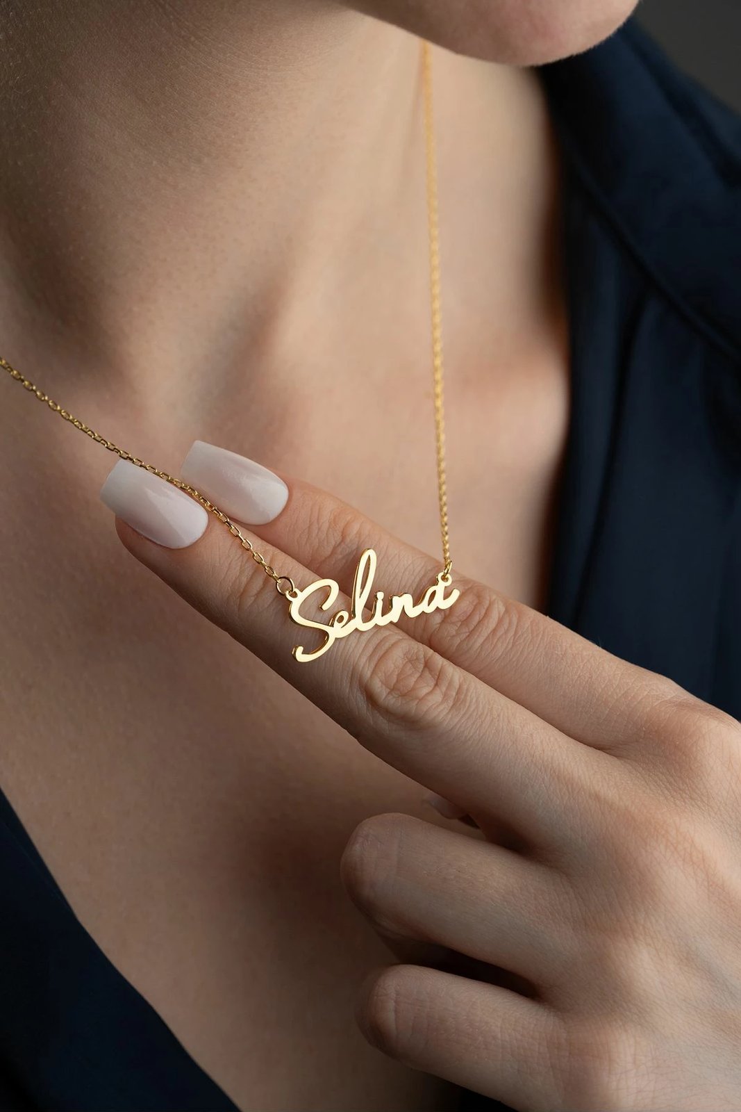 Varëse argjendi e personalizuar, ngjyrë ari, Jumeon, SİLVANOJEWELRY125